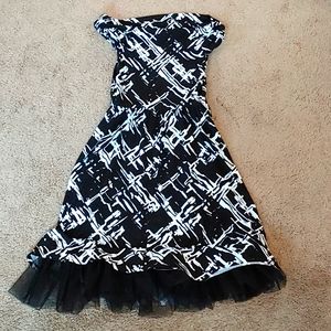 Women's Candies Black and White Dress Size Small
